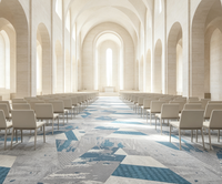 Moquette commerciale tuftée jacquard 4m, en nylon, à dos actionnel, pour usage intensif, insonorisante, pour projets, espaces de hall d'hôtel