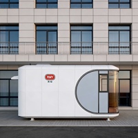 Modules de maisons capsules intelligentes préfabriquées et détachables, cabines de luxe insonorisées pour bureaux et hôtels, idéales pour le glamping et le télétravail