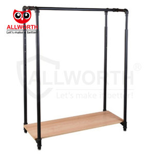 Hot Sale Floor Standing White Metal Frame <span class=keywords><strong>4</strong></span> Way Vestuário <span class=keywords><strong>Display</strong></span> <span class=keywords><strong>Rack</strong></span> com bandeira reta braços - Product Image 6