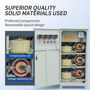 TNS 25kw üç fazlı 380v 440v TNS 10kva 15kva 20kva 30kva 40kva 60kva otomatik voltaj sabitleyici - Product Image 4