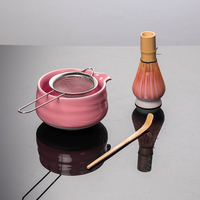 Bol à matcha en céramique écologique de style Japandi, ensemble de boîte cadeau pour accessoires de thé, durable, qualité alimentaire, logo personnalisable, usage domestique