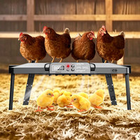 Wonegg Nouvelle Plaque Chauffante Mecha Améliorée pour Éleveuse de 30 Poussins avec Réglage de la Température, de la Hauteur et de l'Angle