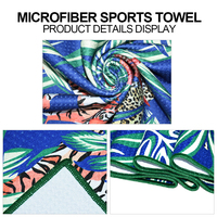 Serviette de sport en microfibre gaufrée personnalisée OEM ODM, séchage rapide, absorption d'eau, serviette de sport en microfibre pour la salle de sport