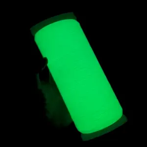 Bán Buôn 150D/2 Cao Sáng Glow In The Dark Luminous May Sợi Phát Quang Huỳnh Quang Thêu Chủ Đề Cho Nhãn Và logo