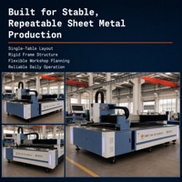 Machine de découpe laser à fibre CNC monotable avec refroidissement par eau, servomoteur Schneider, Cypcut pour trous de précision et profils métalliques complexes