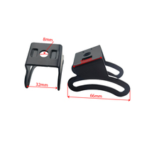 Support de montage coulissant en métal pour barre lumineuse LED de voiture YL397, support de base pour barre lumineuse de travail, support de montage pour barre lumineuse