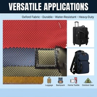 Tissu Oxford Jacquard en Polyester Enduit PU 800D Résistant à l'Abrasion pour Sacs à Main, Sacs à Dos, Bagages, Tentes et Articles d'Extérieur - Vente en Gros
