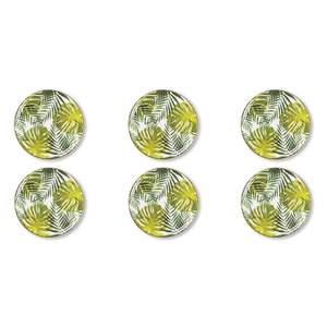 Juego de 6 Platos para Pizza Excelsa, Porcelana Panamá, 31 cm, Color Verde - Product Image 2