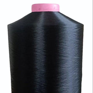 Hilo de Poliéster Negro Kota 30D de Primera Calidad en Cono Estatizado de Eagle Fabrics con Opciones de Torsión de Filamento Personalizadas para Textiles de Alta Gama - Product Image 1