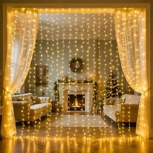 Guirlandes lumineuses LED scintillantes, lumières de pluie de météores de luxe avec crochets pour festivals commerciaux, décoration de Noël à domicile, ornement d'arbre de Noël - Product Image 5