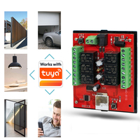 Module de relais intelligent WIFI à 6 canaux compatible avec Tuya Switch, télécommande sans fil RF, récepteur compatible avec Google Home Alexa