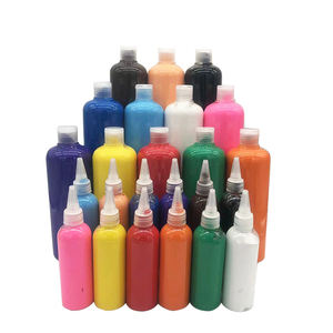 Non-Fading Rich Vivid Pigments Brilliant Matte Finish Fast Dry Formula Non-Toxic Art Primary Acrylic <b>Paint</b> <b>Set</b> with Bottles - Product Image 1