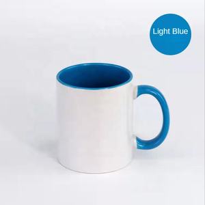 <span class=keywords><strong>Tazza</strong></span> da <span class=keywords><strong>Caffè</strong></span> in Ceramica da 11 Once <span class=keywords><strong>con</strong></span> Interno e Manico Colorati per Stampa a Sublimazione a Trasferimento Termico - Product Image 5