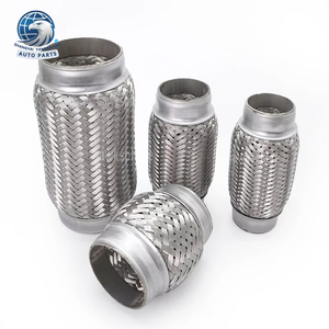 Pipa Fleksibel Knalpot Universal Dengan Anyaman Ganda/interlock/nipple/anyaman jala/flensa - Product Image 3