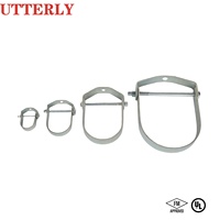 Offre Spéciale : Support de Tuyau FM UL CE, Suspension à Clevis UTT30 Galvanisée en Acier au Carbone, Raccord de Suspension de Tuyau de 1/2"-12" pour Support Sismique