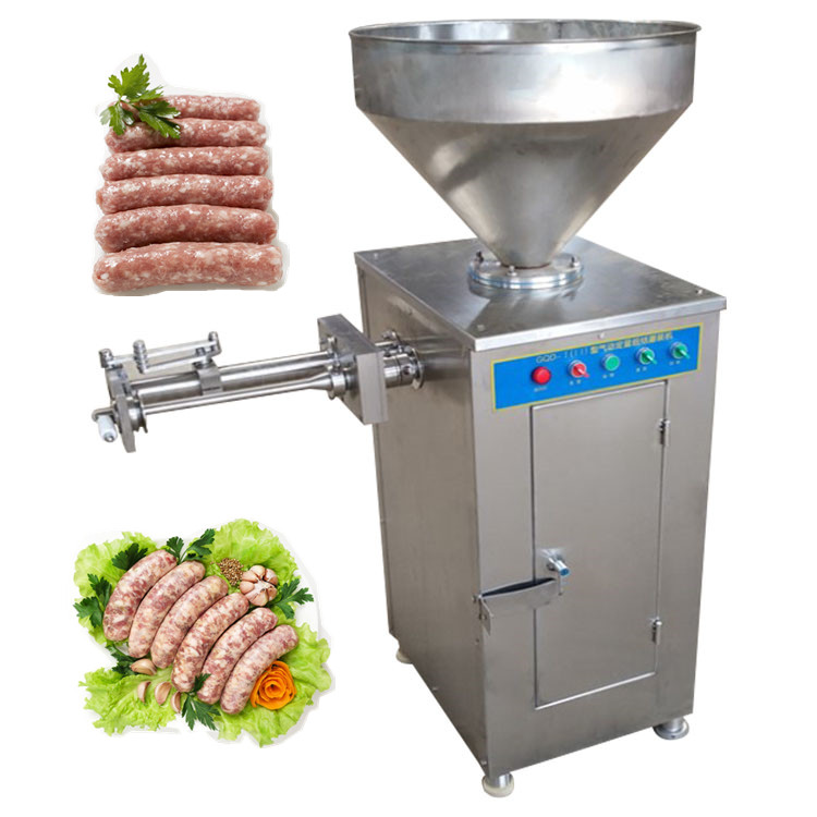 Small Scale Automatic 15l Electric Meat Sausage Processing Machine Commercial Pork Pneumatic Sausage Filler