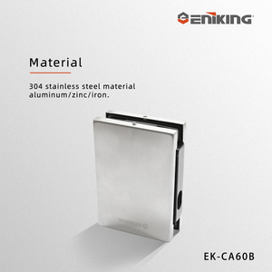 Offre Spéciale : Fixation et Pince pour Porte Vitrée en Acier Inoxydable de Haute Qualité Eniking EK-CA60B (Chine) - Product Image 1