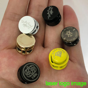 कॉर्ड बटन Buckles धातु कॉर्ड वसंत बकसुआ टॉगल डाट दौर रस्सी डाट बकसुआ कस्टम डिजाइन धातु कॉर्ड ताला जस्ता मिश्र धातु - Product Image 5