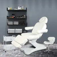 Modern ucuz ayarlanabilir terapi Spa Salon kozmetik 3 elektrik motorları güzellik tedavisi masaj masa yüz yatak podiatri sandalye