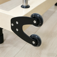 Lit de Pilates pliable en bois d'érable de qualité supérieure, machine de Pilates professionnelle pliable en bois