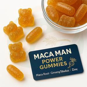 อาหารเสริมสมุนไพรแบบผลิตภายใต้แบรนด์ส่วนตัว แมคคา กัมมี่ สำหรับผู้ชาย ช่วยเพิ่มพลังงานและเสริมสร้างความแข็งแกร่ง - Product Image 3