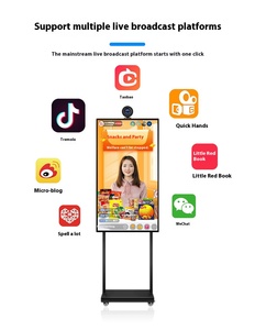Pantalla de teléfono móvil todo en uno, equipo de transmisión en <span class=keywords><strong>vivo</strong></span>, red <span class=keywords><strong>roja</strong></span>, pantalla táctil grande con función de visualización de texto - Product Image 4