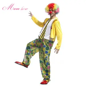 Mom Lover Halloween Adult Masquerade Cosplay Carnaval Kostuums Circus Fancy Clown Kostuum Voor Mannen