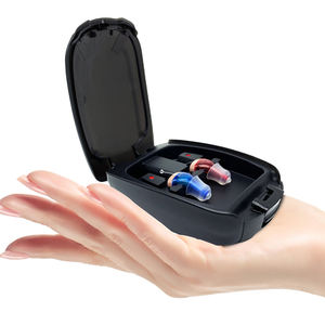 Produit de vente chaud échantillon gratuit C210 ITE rouge et bleu aides auditives amplificateur d'aide auditive rechargeable - Product Image 4