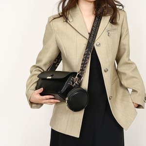 Bolso bandolera de hombro para mujer a la moda, bolso Ledis para mujer con monedero pequeño, bolso cuadrado pequeño informal de sensación Premium de cuero suave - Product Image 1
