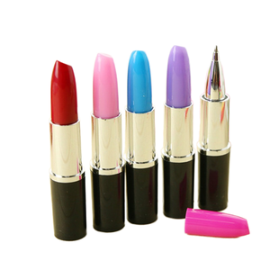 Gerçekçi sevimli ruj tükenmez kalem kore yaratıcı kırtasiye plastik ofis malzemeleri toptan reklam ödülü kalem - Product Image 1