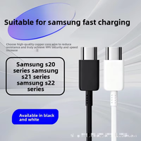 Kabel USB-C ke USB-C 5A Super Fast Charging 100W PD Data Sync dengan Lapisan PVC untuk Laptop & Ponsel Android Hitam