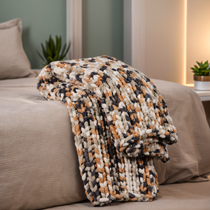 Ném Ấm Mềm Ấm Cúng Chăn Đan Chăn Chenille Sợi Chunky Trang Trí Nội Thất Đẹp Trang Trí Nội Thất Đi văng Giường Chăn - Product Image 3
