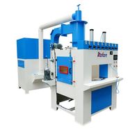Machine de sablage automatique à table rotative KAFAN 1512-8A pour pièces rondes et cylindriques