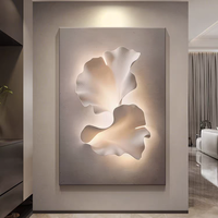 Vente en gros d'art mural encadré de style lumineux, art abstrait moderne, peinture en porcelaine cristalline pour la décoration murale du salon, de la chambre à coucher et du bureau