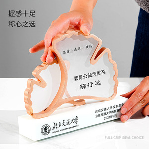 Crystal <b>Trophy</b> 12 Inch Laser <b>Engraved</b> Portable Award For Business Gifts - Product Image 1
