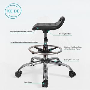 KEDE pabrik harga murah kursi laboratorium penyesuaian tinggi kursi medis gigi kursi kerja bersih tahan lama - Product Image 2