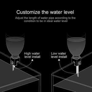 Système de remplissage automatique d'eau pour aquarium, carré, en plastique, écologique, vente en gros d'usine OEM - Product Image 3