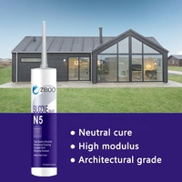 Ziboo-N5 Colle silicone neutre sans colle pour pierre et verre, adhésif silicone structurel pour mur-rideau – Produits les plus vendus