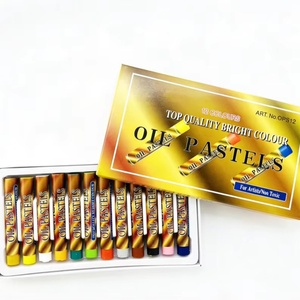 Crayons Pastel à l'Huile Non Toxiques Lavables, Meilleures Ventes, 8, 12, 16, 24 Couleurs, Personnalisables, pour Décoration Artistique et Peinture, Ensemble de Crayons de Cire pour Enfants - Product Image 1