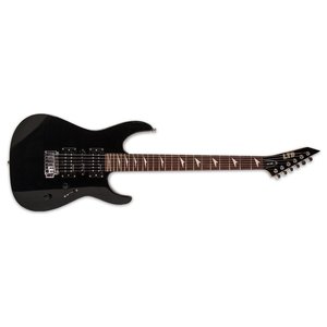 Guitare électrique noire MT 130, corps plein, micros humbucker, longueur d'échelle 648 mm - Product Image 2