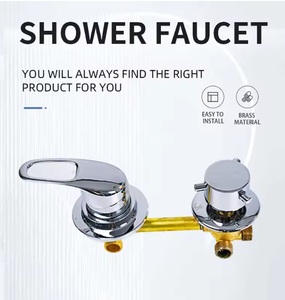 Robinet de Douche Thermostatique Multifonctionnel Moderne en Laiton Poli, avec Pommeau Pluie en Céramique, Exclusif pour le Commerce International, Idéal pour Hôtels - Product Image 2