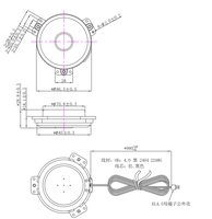 XDEC Nouveau design 90mm 8ohm 15W Transducteur de vibration pour thérapie sonore pour lit de massage