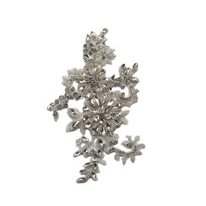 HC-0004 Hechun écologique fait à <span class=keywords><strong>la</strong></span> main à coudre perle robe <span class=keywords><strong>de</strong></span> mariée strass Appliques Stretch & Glow in the Dark verre matériel - Product Image 3