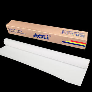 Prix d'usine <span class=keywords><strong>de</strong></span> gros rouleau <span class=keywords><strong>de</strong></span> tissu <span class=keywords><strong>de</strong></span> toile brillante auto-adhésive pour l'impression d'art - Product Image 4