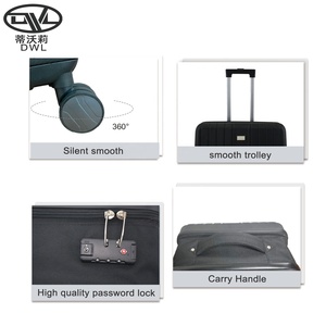 Juego de <span class=keywords><strong>maletas</strong></span> de equipaje de viaje plegables ABS de alta calidad, Maleta plegable de lujo clásica ligera para avión - Product Image 4