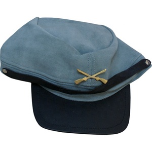 Sombrero de motorista de cuero de gamuza genuina con adorno, color personalizado, unisex, para todas las estaciones, 2017 - Product Image 1