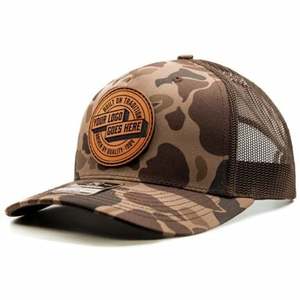 Casquette Snapback Unisexe Personnalisée 6 Panneaux 112P avec Patch en Cuir Richardson 112 Camouflage Maille Respirante Imperméable Tendance Extérieur - Product Image 1