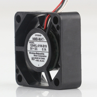 Ventilateur de refroidissement silencieux NMB 12V 24V 48V DC 5V 0.1A AC EC 3010 30X30X10MM 3CM à double roulement à billes mini 3 fils 1204KL-01W-B19