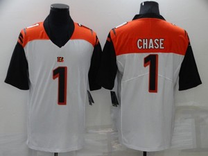 Camisetas de Fútbol Americano Cosidas para Hombre, Joven y Mujer, CincinnatiSS 1 JaMarr Chase 9 <span class=keywords><strong>Joe</strong></span> Burrow 2 Evan McPherson 5 Tee Higgins - Product Image 2