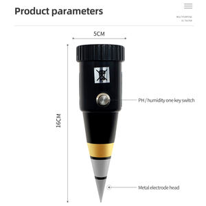 เครื่องวัดค่า <span class=keywords><strong>PH</strong></span> แบบเข็มวัดค่า <span class=keywords><strong>PH</strong></span>,เครื่องวัดค่าความชื้นในดินแบบ2 In 1พร้อม <span class=keywords><strong>PH</strong></span> ช่วง3ถึง8 - Product Image 2